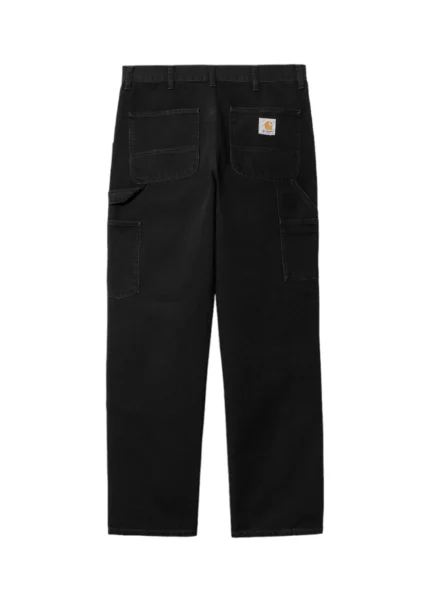 Carhartt Logo Black Double Knee Jeans