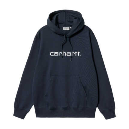 Carhartt Logo Dark Blue Hoodie ON SALE!