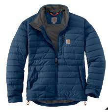 Carhartt Dyed Zipper Blue Jacke