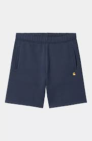 Carhartt Logo WIP Mens Blue Shorts